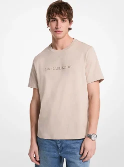 T-shirt em algodão com logótipo em relevo | Michael Kors [PT]
