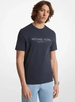 T-shirt em algodão com logótipo gráfico | Michael Kors [PT]