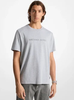 T-shirt em algodão com logótipo em relevo | Michael Kors [PT]