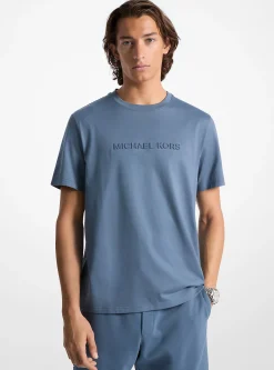 T-shirt em algodão com logótipo em relevo | Michael Kors [PT]