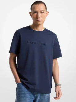 T-shirt em algodão com logótipo em relevo | Michael Kors [PT]
