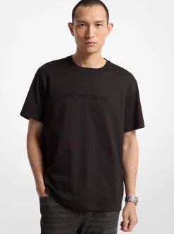 T-shirt em algodão com logótipo em relevo | Michael Kors [PT]