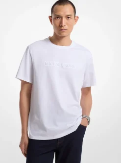 T-shirt em algodão com logótipo em relevo | Michael Kors [PT]