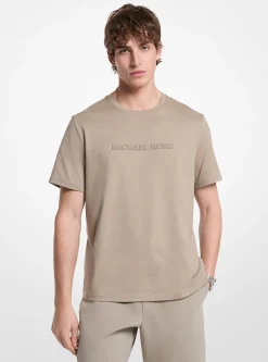 T-shirt em algodão com logótipo em relevo | Michael Kors [PT]