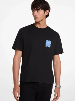 T-shirt em algodão com logótipo gráfico | Michael Kors [PT]
