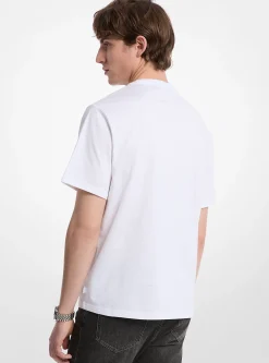 T-shirt em algodão com logótipo gráfico | Michael Kors [PT]