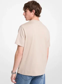 T-shirt em algodão com logótipo em relevo | Michael Kors [PT]