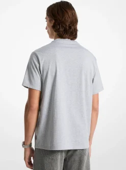 T-shirt em algodão com logótipo em relevo | Michael Kors [PT]