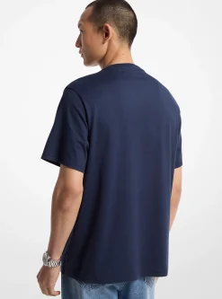 T-shirt em algodão com logótipo em relevo | Michael Kors [PT]