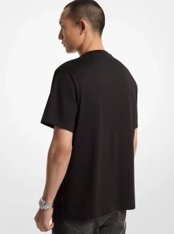 T-shirt em algodão com logótipo em relevo | Michael Kors [PT]