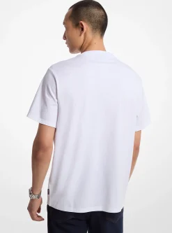 T-shirt em algodão com logótipo em relevo | Michael Kors [PT]