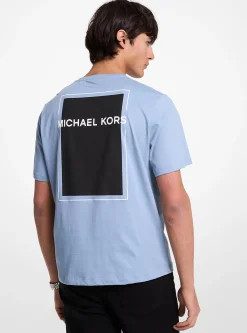 T-shirt em algodão com logótipo gráfico | Michael Kors [PT]