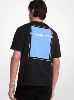 T-shirt em algodão com logótipo gráfico | Michael Kors [PT]