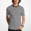 T-shirt em algodão pima às riscas | Michael Kors [PT]