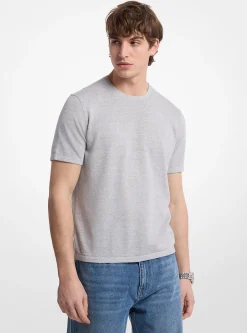 T-shirt em linho e algodão | Michael Kors [PT]