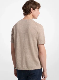 T-shirt em linho e algodão | Michael Kors [PT]