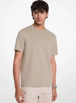 T-shirt piqué em mistura de algodão | Michael Kors [PT]