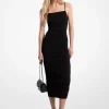 Vestido em malha mate elástica franzido | Michael Kors [PT]