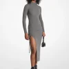 Vestido franzido em lã elástica | Michael Kors [PT]