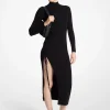 Vestido franzido em lã elástica | Michael Kors [PT]