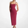 Vestido midi em mistura de viscose adornados | Michael Kors [PT]