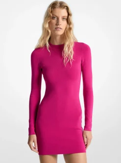Vestido mini em mistura de viscose | Michael Kors [PT]