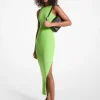 Vestido sem mangas em malha elástica canelada | Michael Kors [PT]