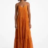 Vestido slip em camadas em renda floral | Michael Kors [PT]